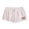 Light Pink Smocked Waist Straight Shorts