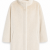 Classic Longline Coat with Notch Lapel