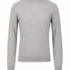 Heather Grey Raglan Sleeve Crewneck Pullover